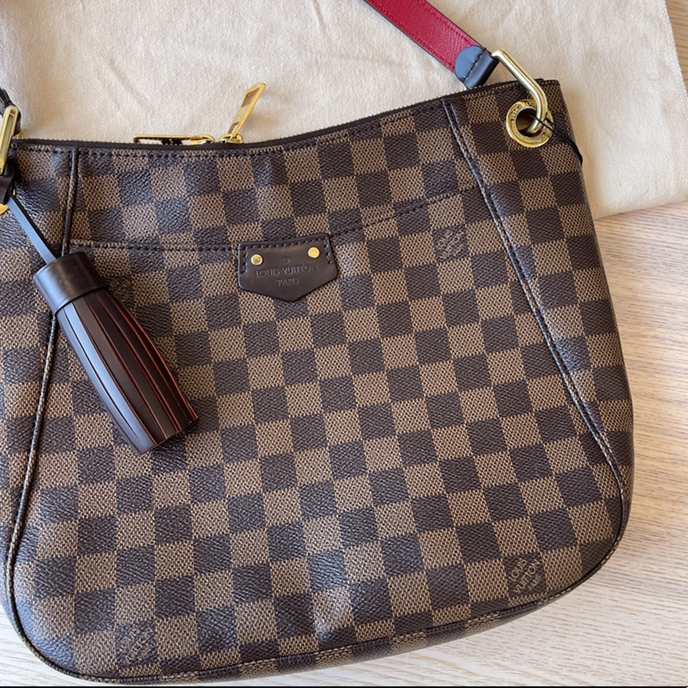 Louis Vuitton Damier Ebene South Bank Besace Bag Purse - Picture 10 of 14